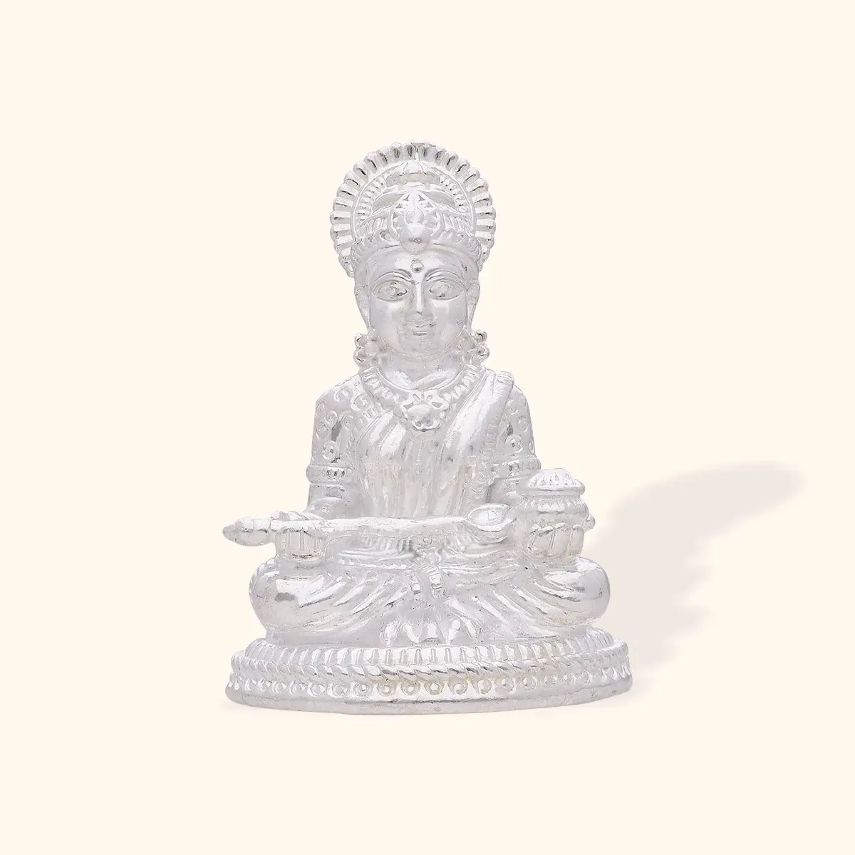 925 Silver Annapurna Idol Medium Size