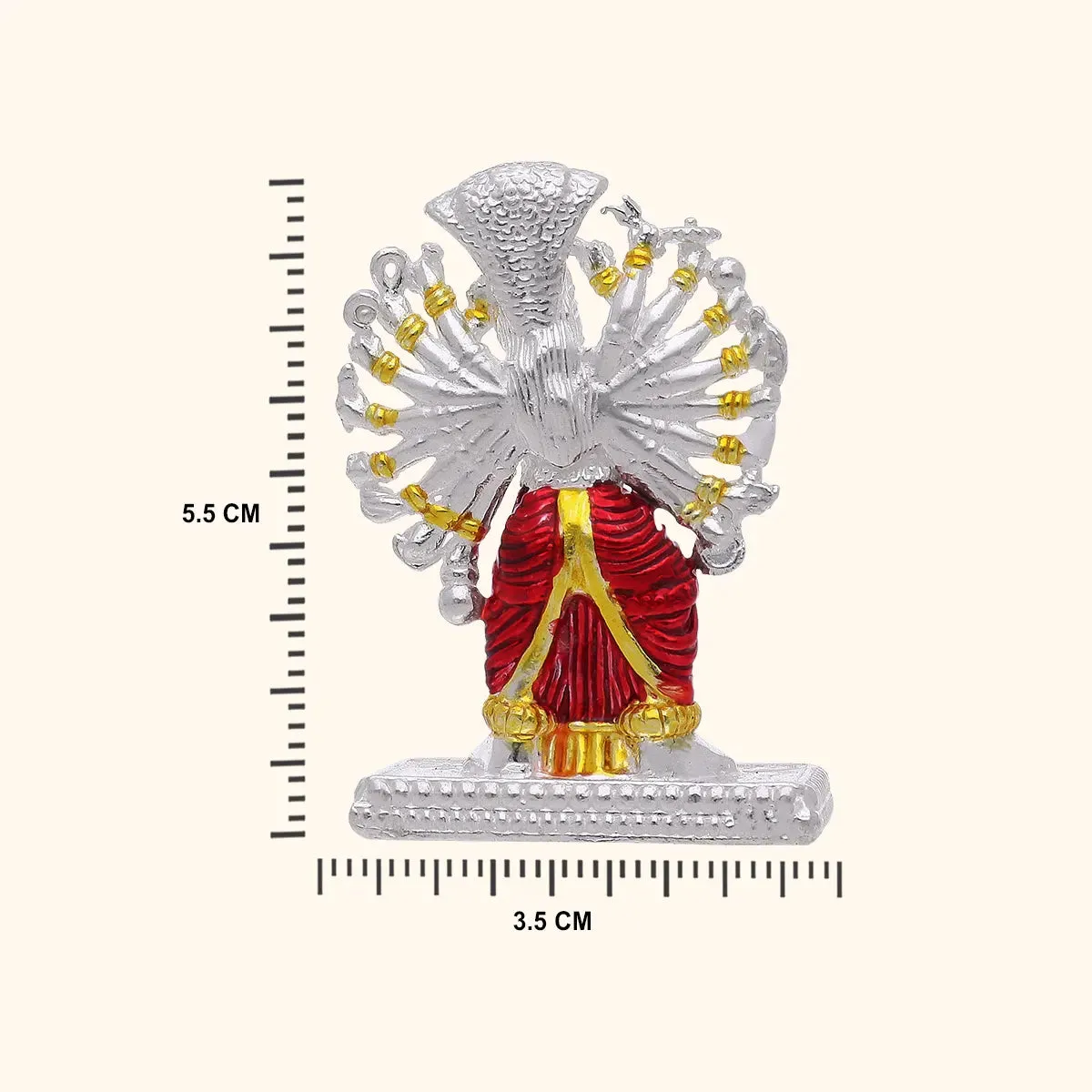 925 Silver Kolhapur Mahalaxmi Idol