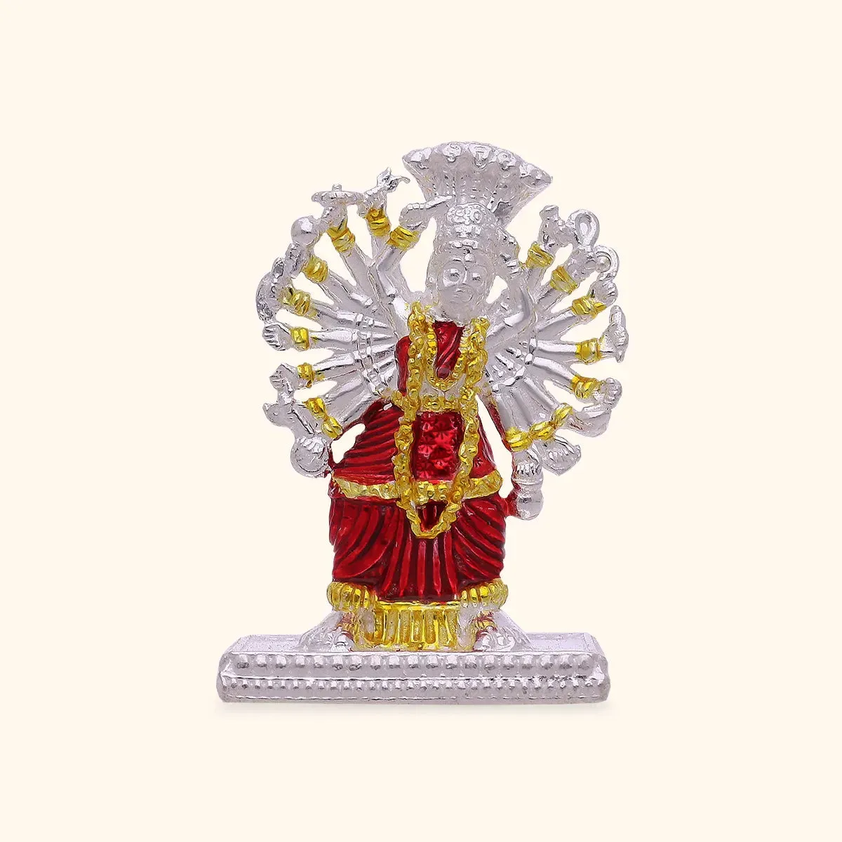 925 Silver Kolhapur Mahalaxmi Idol
