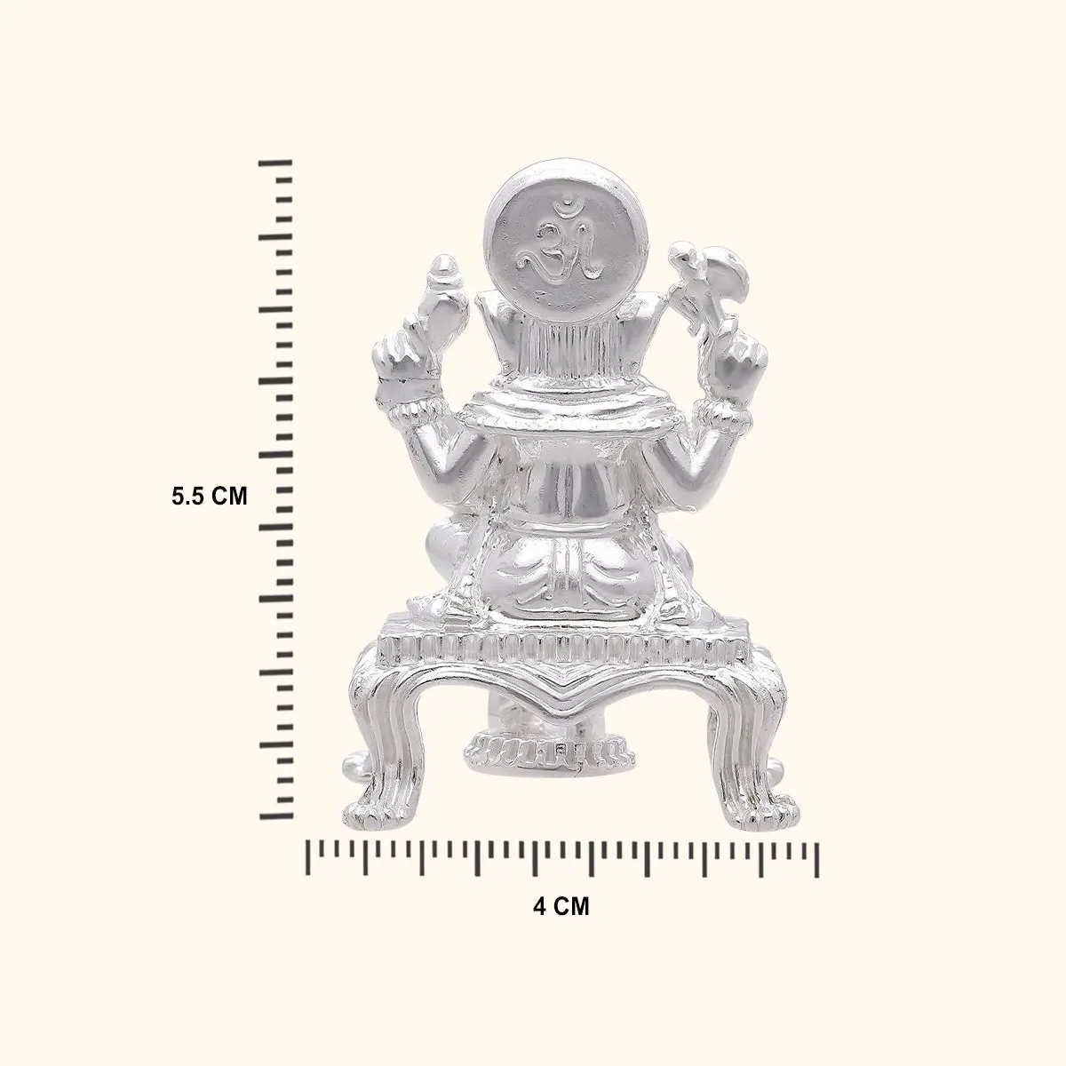 925 Silver Solid Lord Ganesh Paat