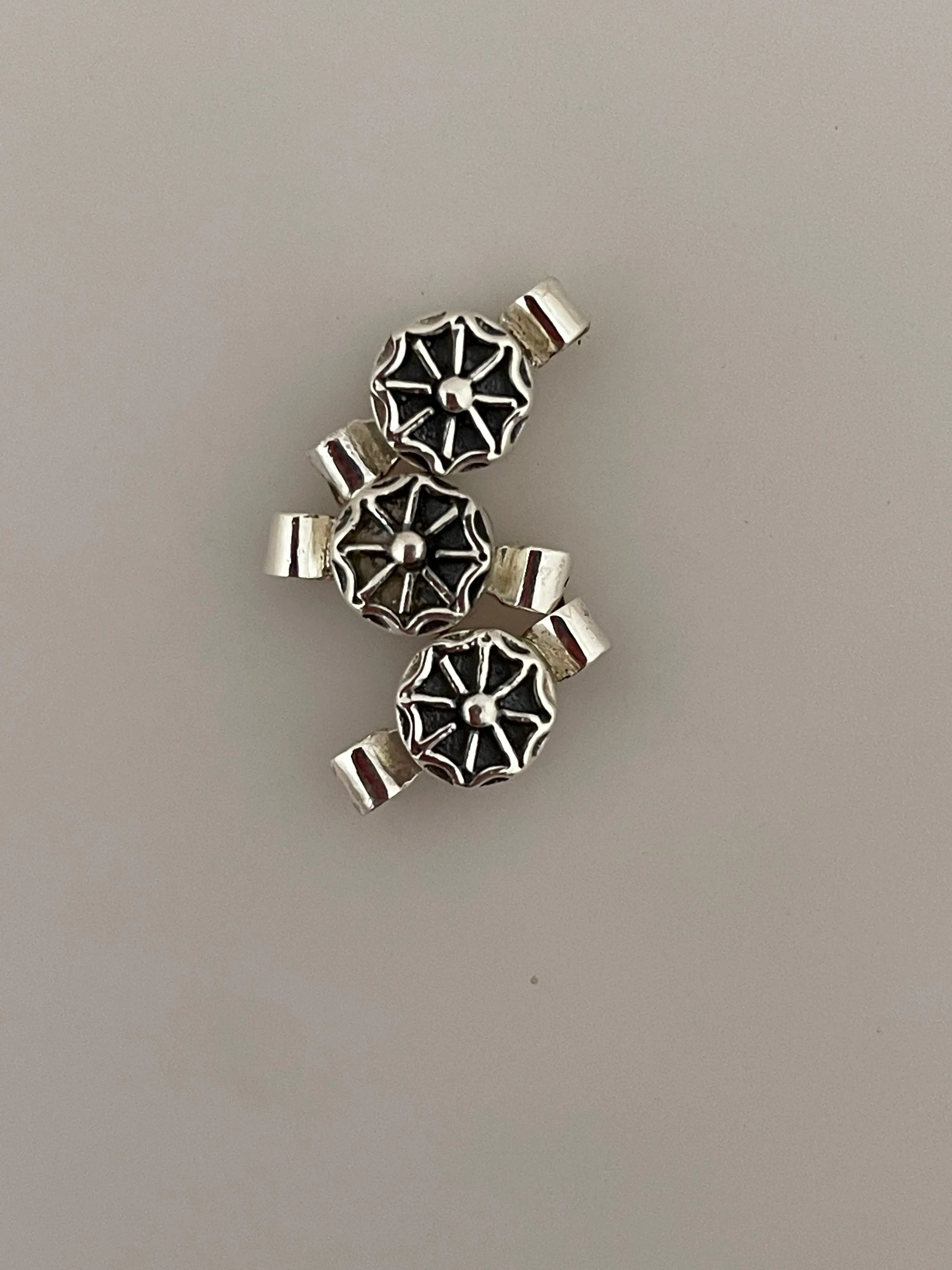925 Sterling Silver Magnetic Clasp | 3 Clasps in a pack | Size: 7mmX14mm | C4SS