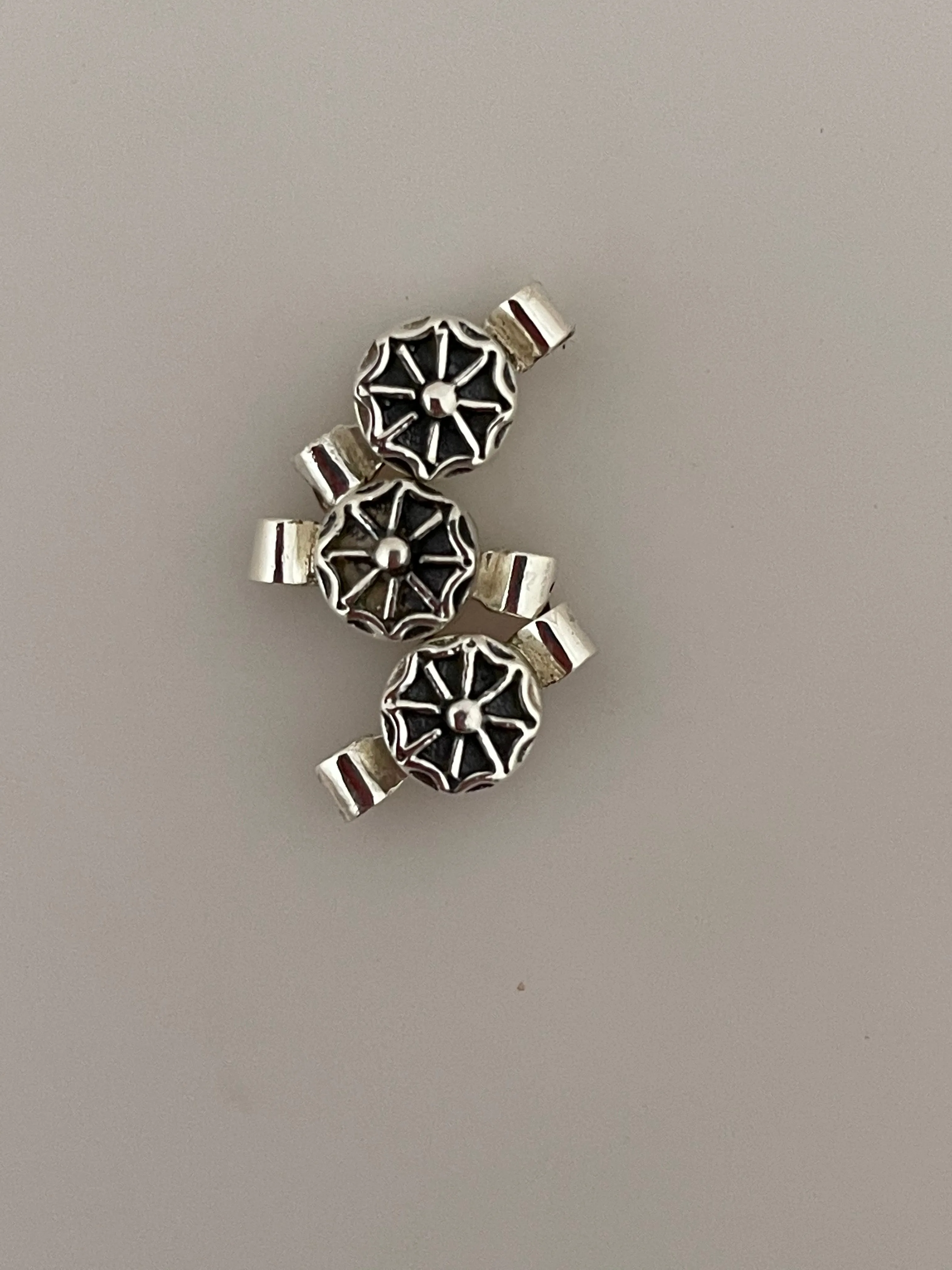 925 Sterling Silver Magnetic Clasp | 3 Clasps in a pack | Size: 7mmX14mm | C4SS