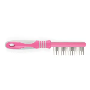 Ancol Ergo Heritage Pink Cat Moulting Comb / Brush