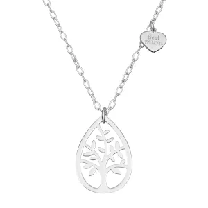 Best Mum Tree Pendant Necklace