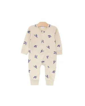 Bluebirds Two Way Zip Romper