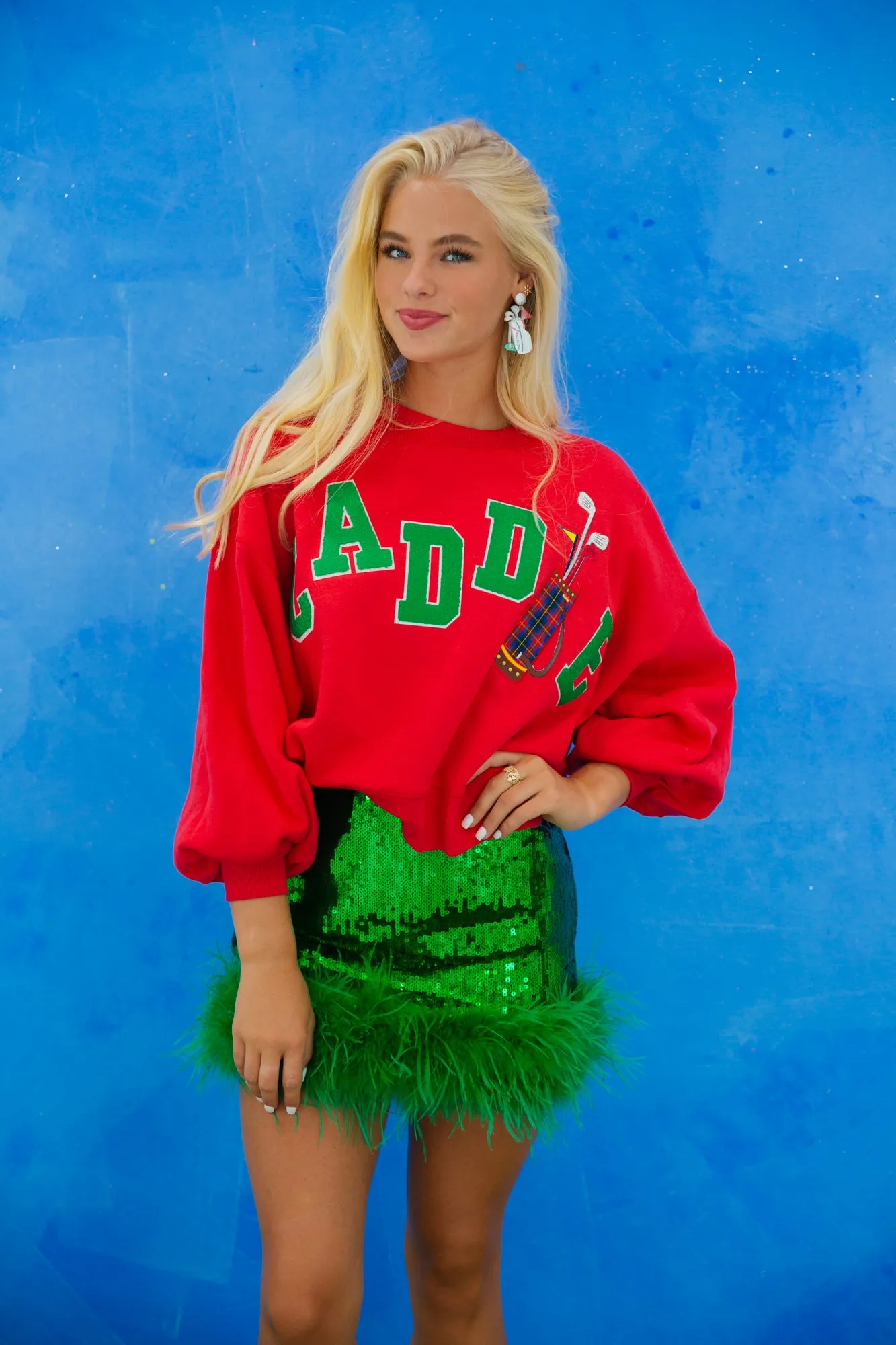 CADDIE RED PULLOVER