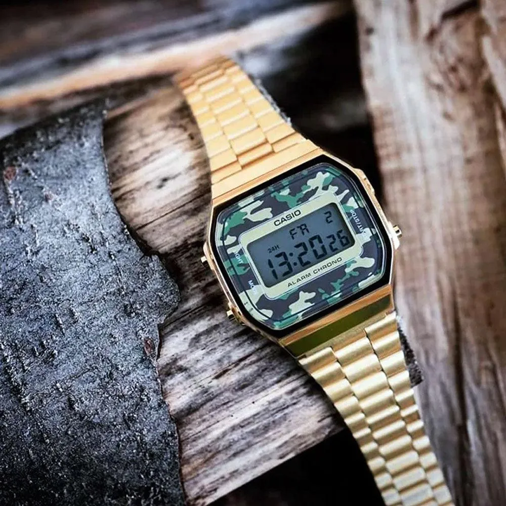 Casio Vintage Camouflage A168WEGC-3EF