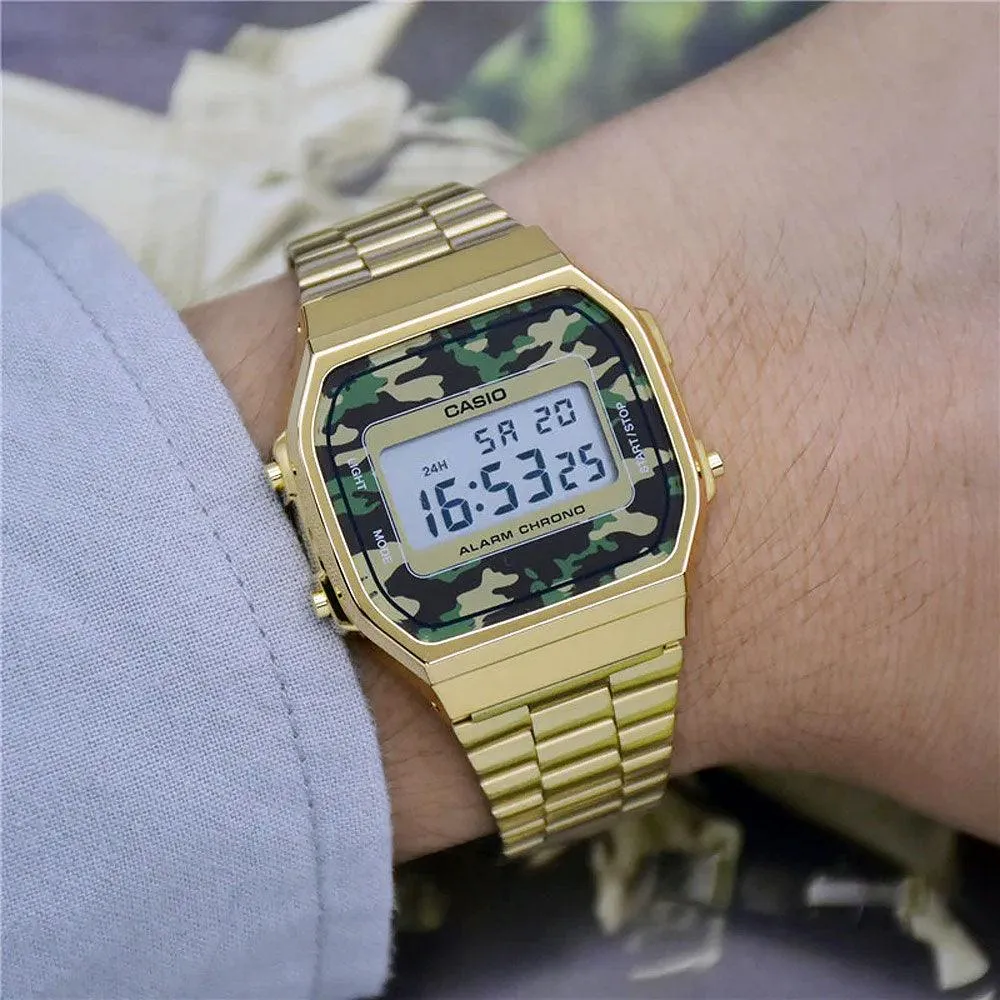Casio Vintage Camouflage A168WEGC-3EF