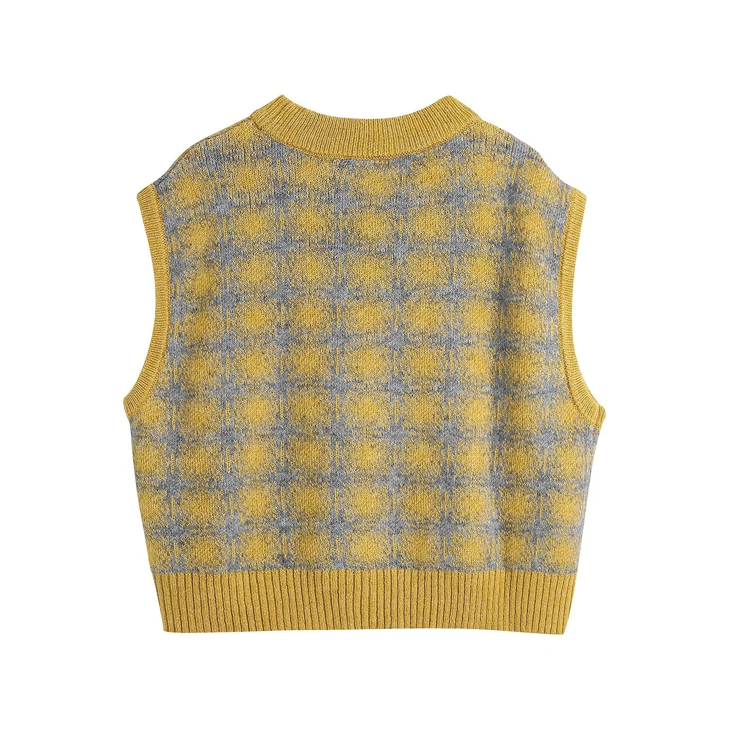 christmas outfit Sonicelife Vintage Jacquard Knit Vest