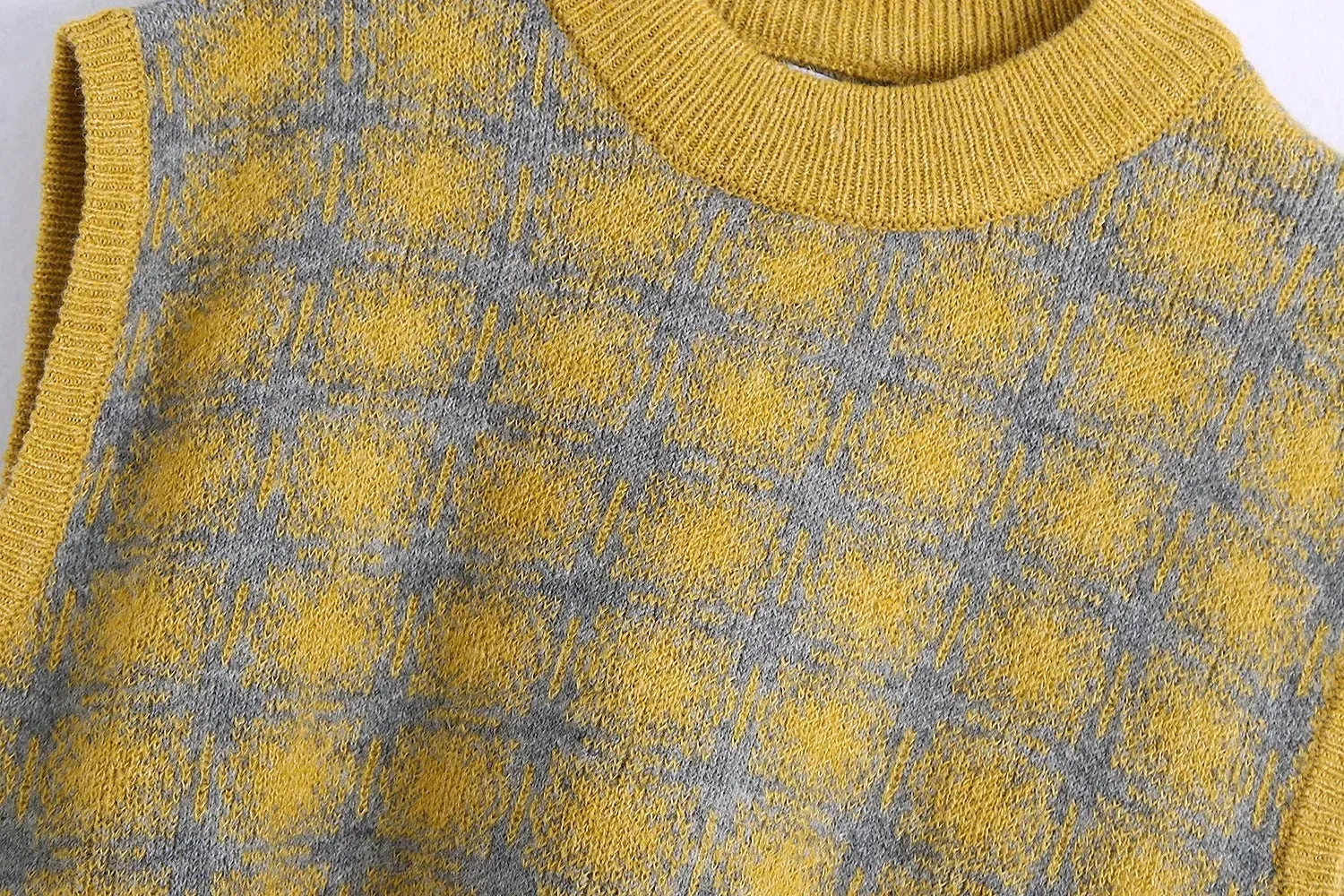 christmas outfit Sonicelife Vintage Jacquard Knit Vest
