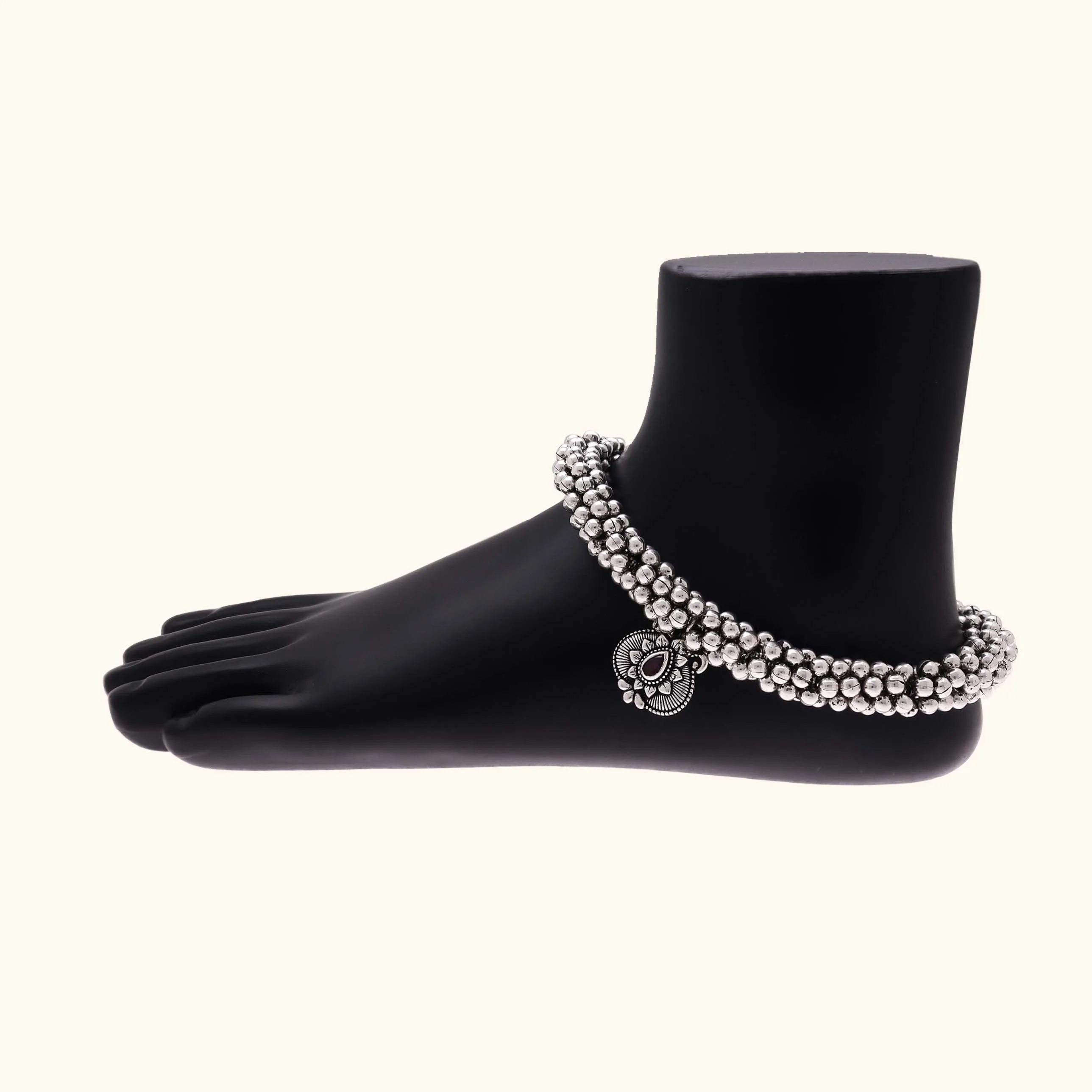 Classic Silver Payal
