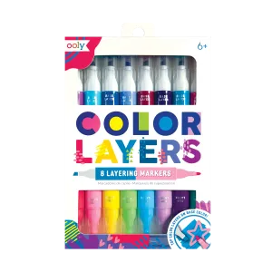 Color Layers Double Ended Layering Markers - Set of 8