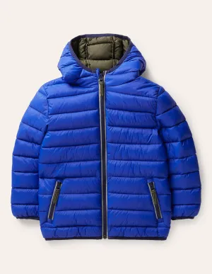 Cosy Pack-away Padded Jacket-Brilliant Blue