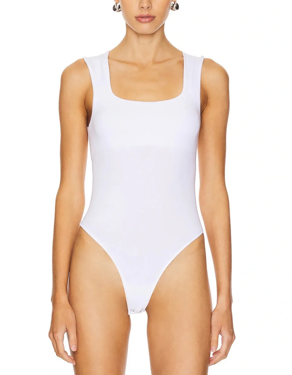 Free People Luna Square Neck Bodysuit