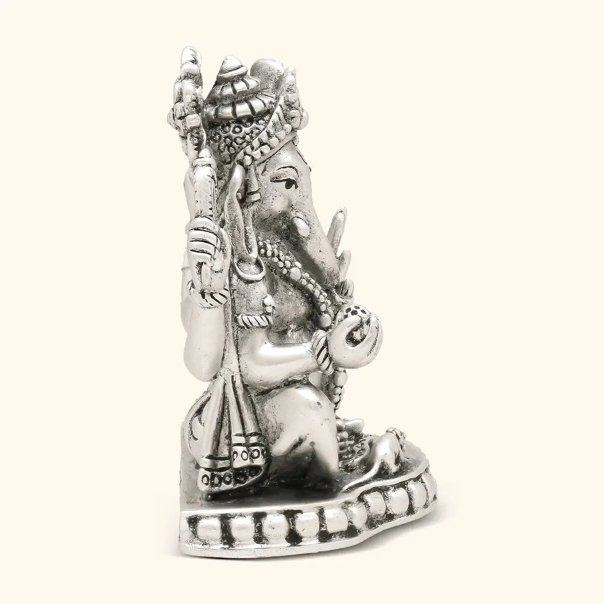 Ganpati Silver Idol