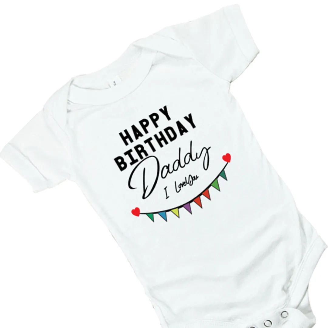 Happy birthday Baddy Baby Romper Set