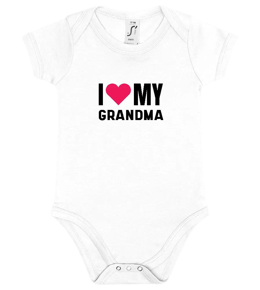 I Heart Grandma Design - Baby bodysuit
