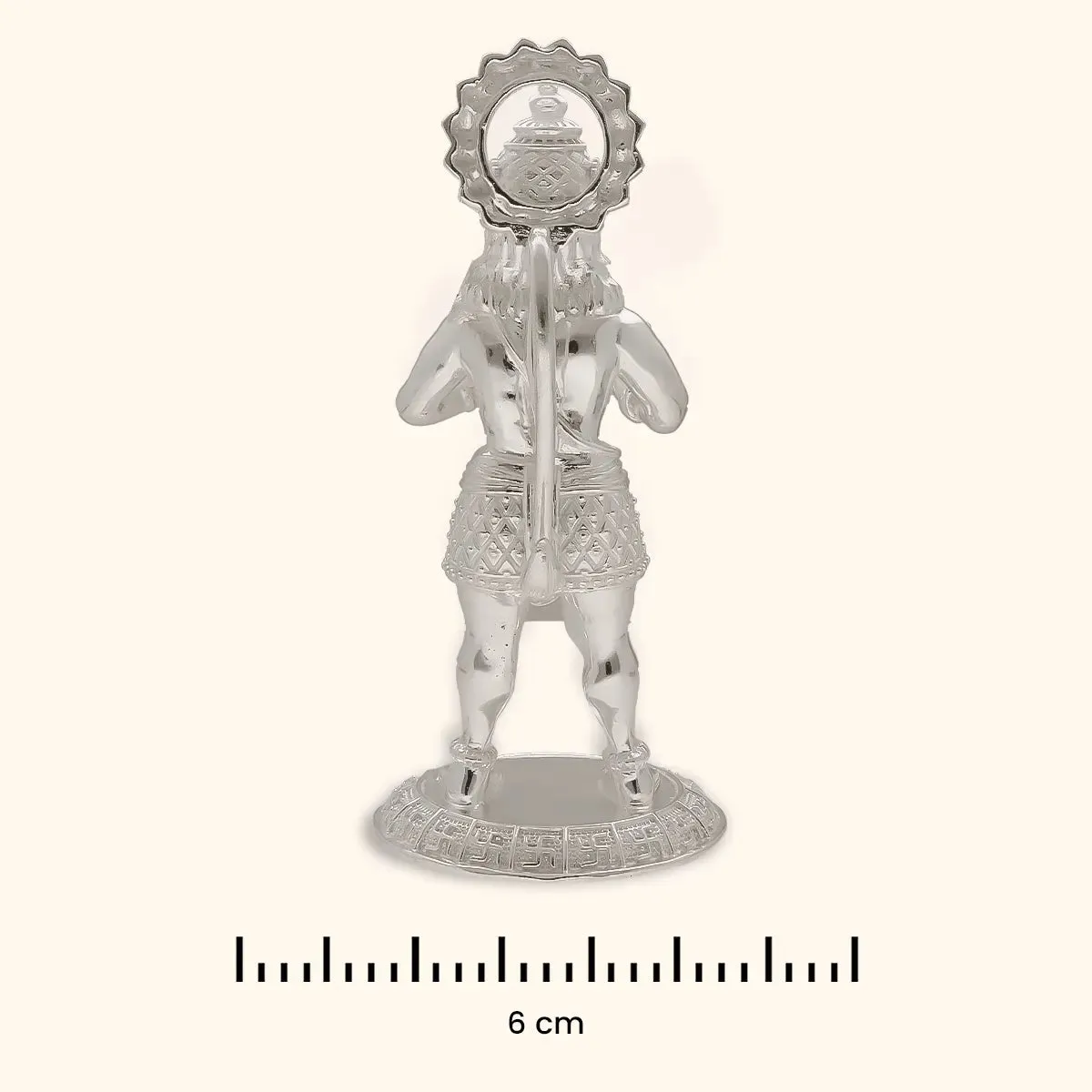 Mahabali Hanuman 925 Silver Idol