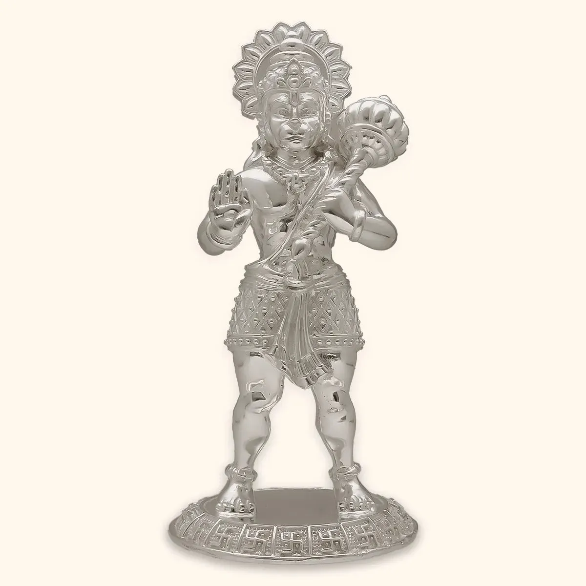 Mahabali Hanuman 925 Silver Idol