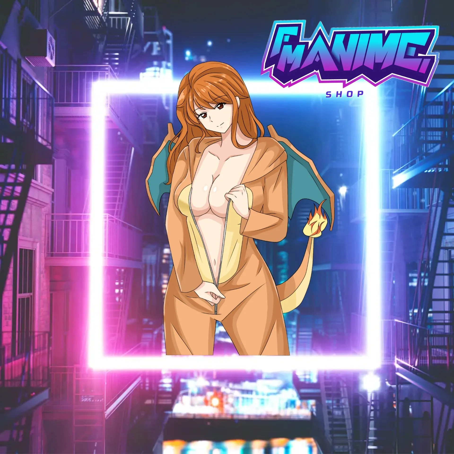Nami / Charizard Pin