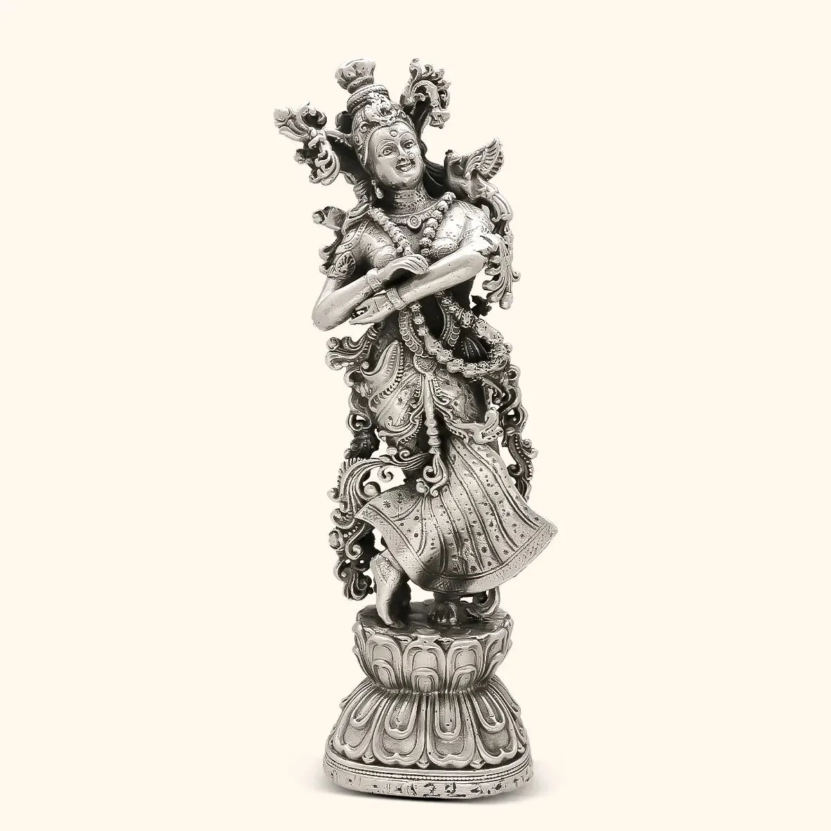 Radha Silver Idol