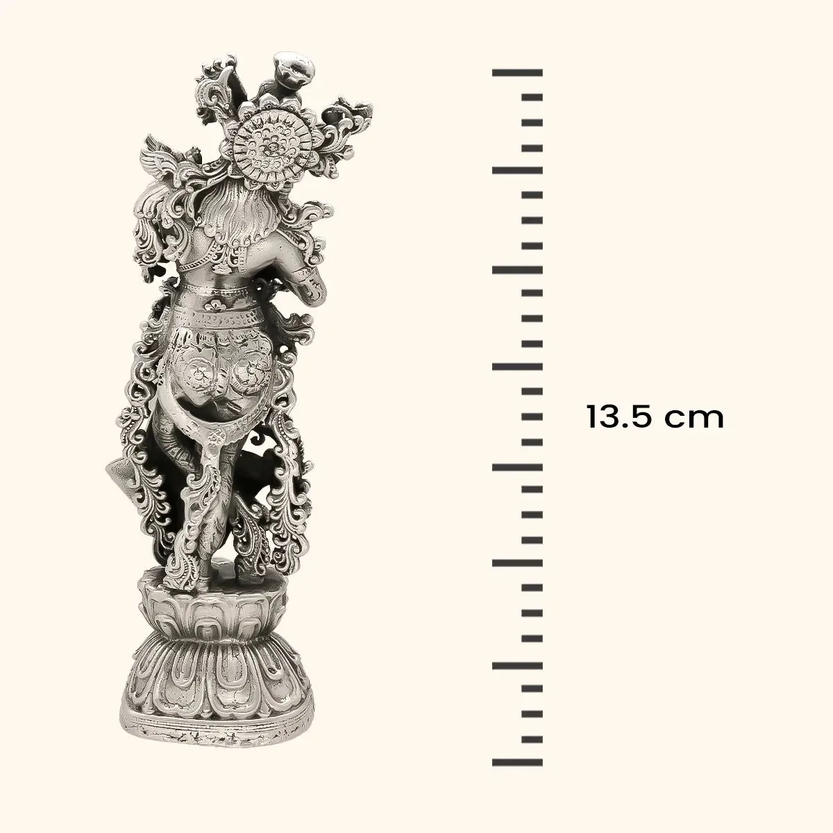 Radha Silver Idol