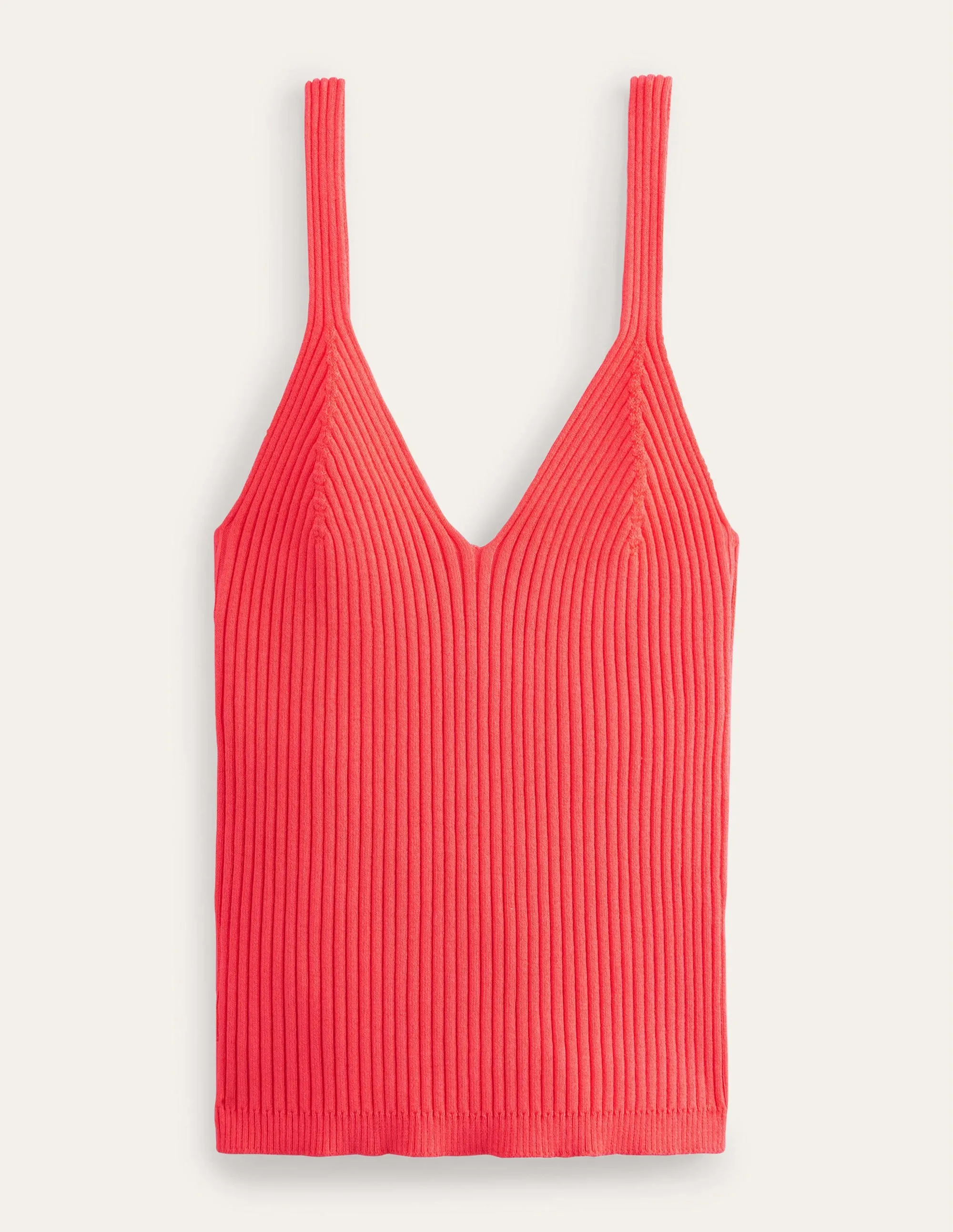 Ribbed Vest Top-Watermelon Punch