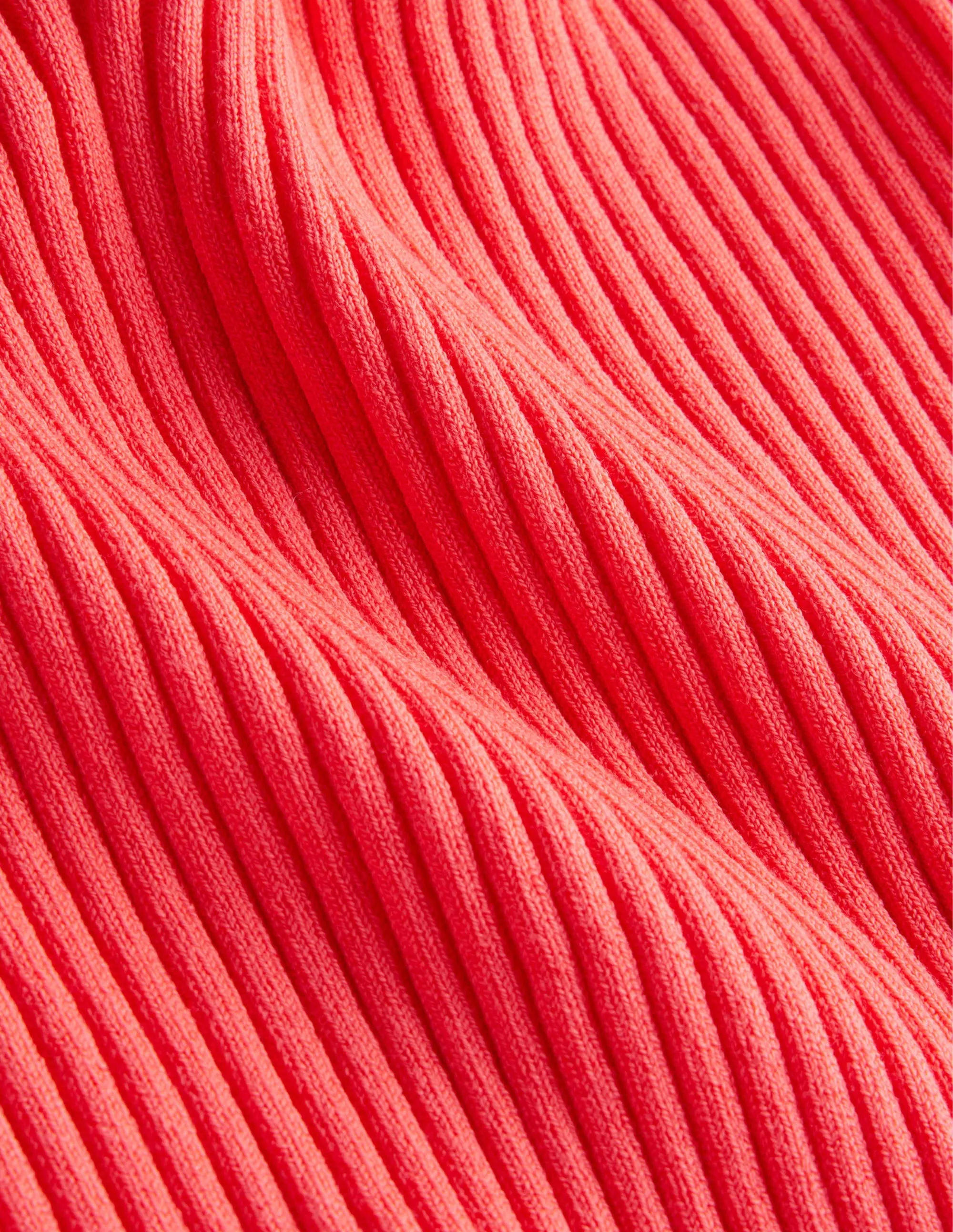 Ribbed Vest Top-Watermelon Punch