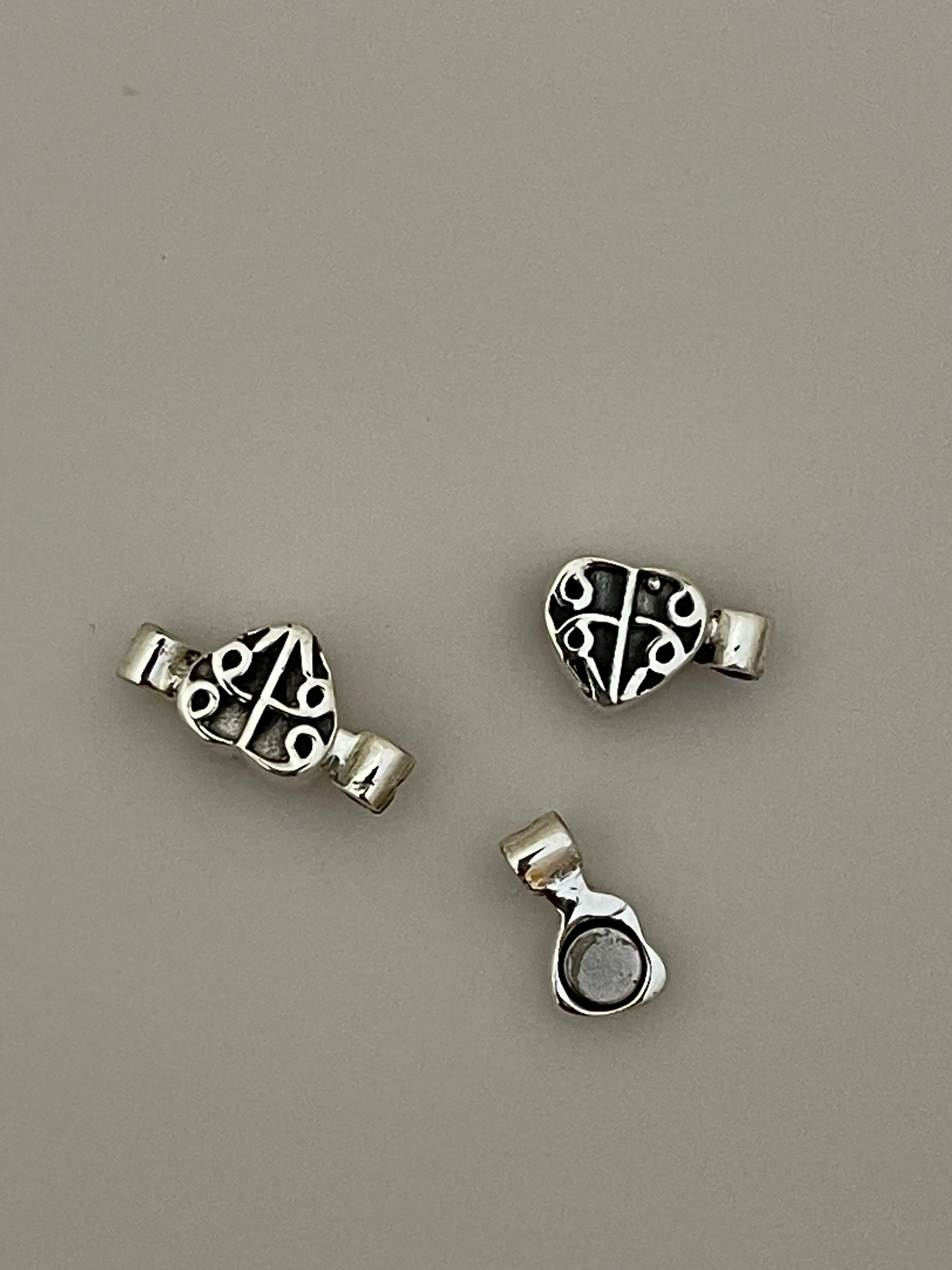 Sterling Silver  Magnetic Clasp/Sterling Silver One Pcs Clasp  Size: 18mmX8mm C20SS