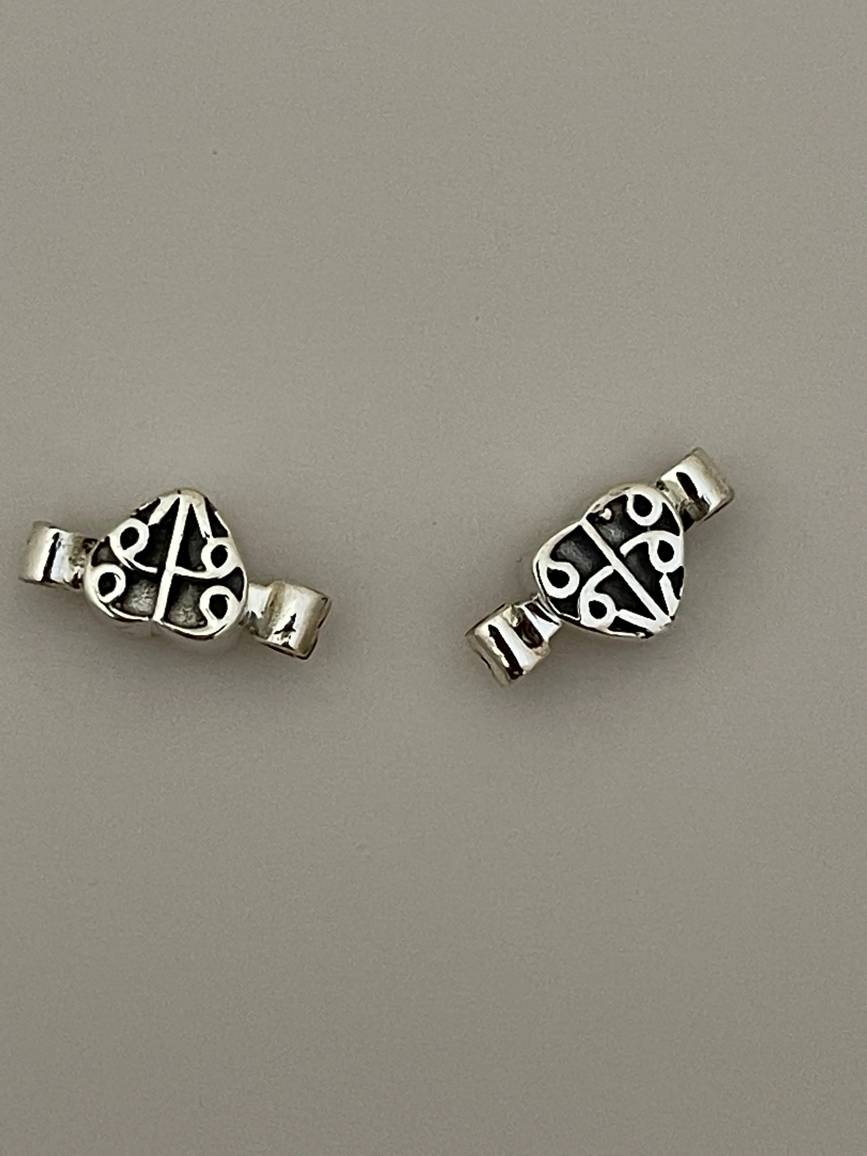Sterling Silver  Magnetic Clasp/Sterling Silver One Pcs Clasp  Size: 18mmX8mm C20SS