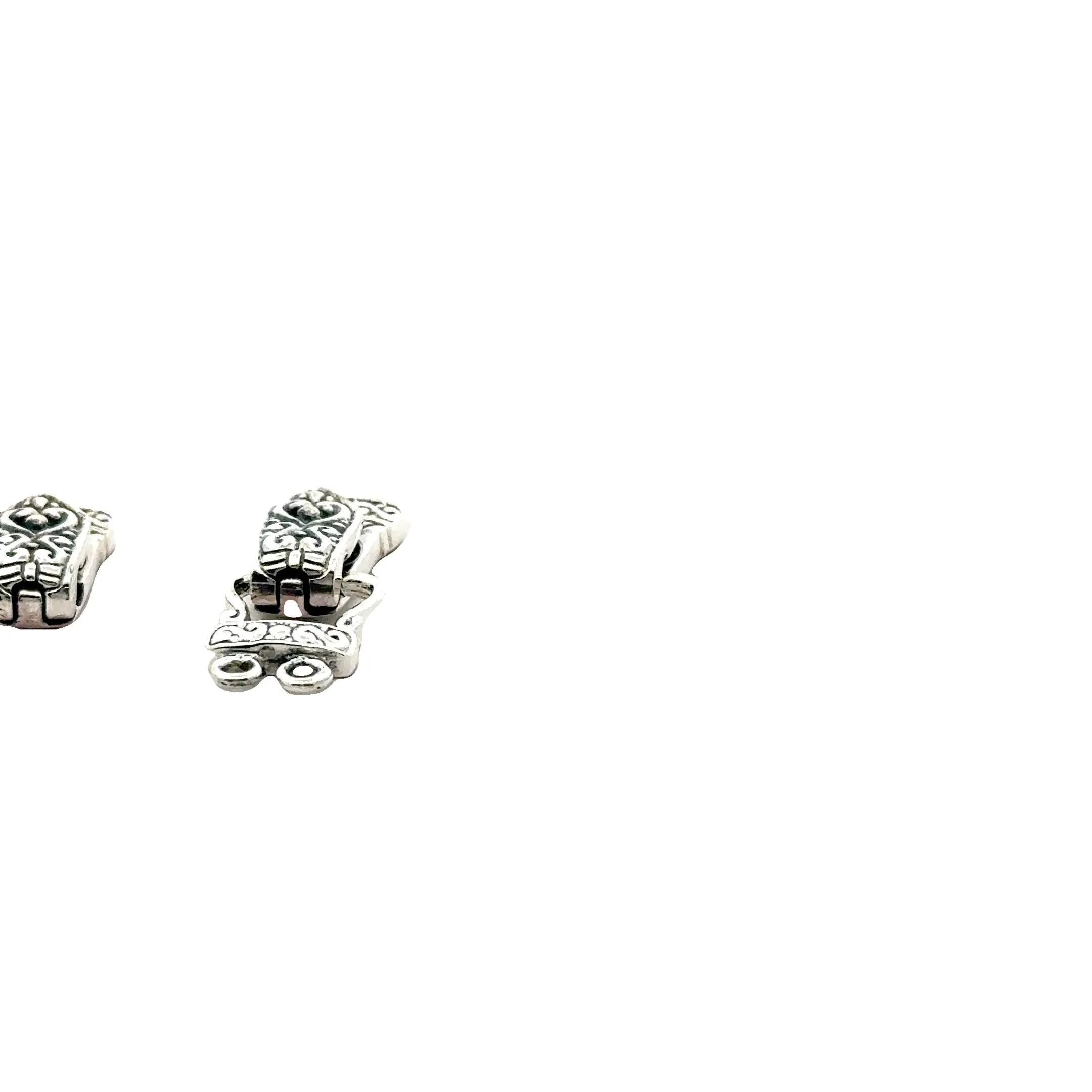 Sterling Silver Magnetic Clasp/Sterling Silver One Set of Clasp  Size: 26mmX9mm |