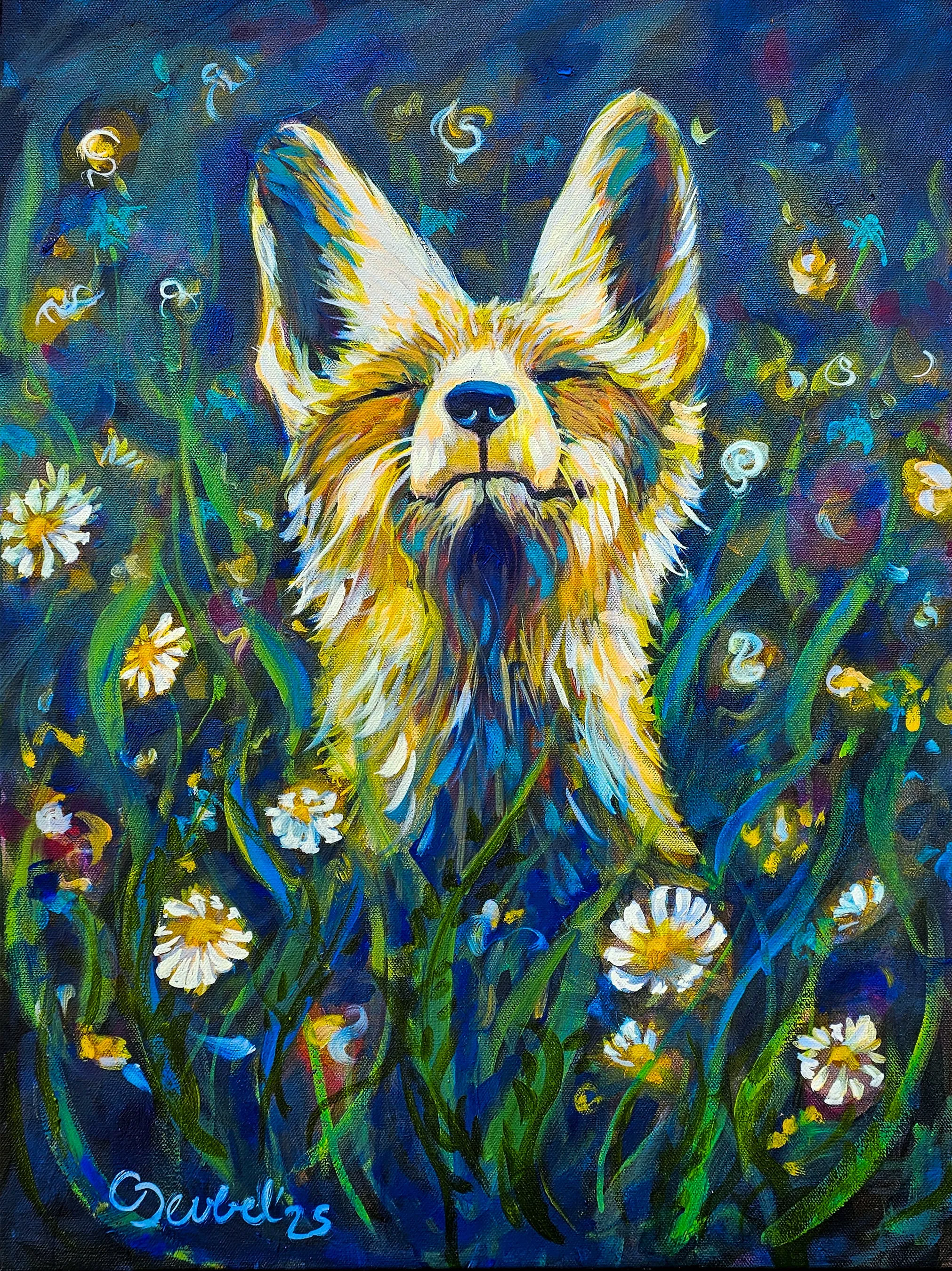 The Fox and the Wildflowers - Limited Edition Fine Art Print