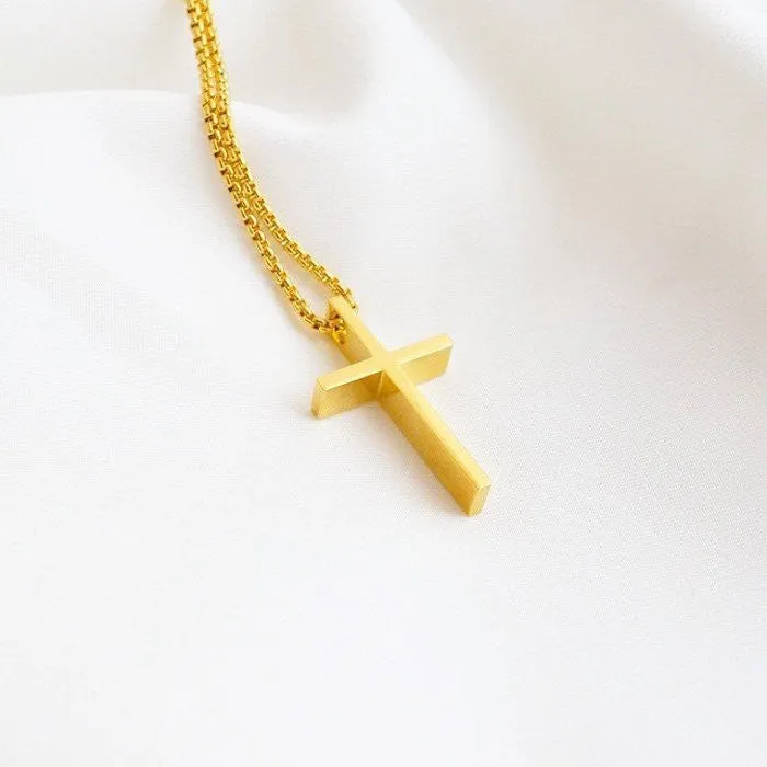 Veritas Cross Necklace